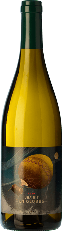 10,95 € Free Shipping | White wine Josep Grau Una Nit en Globus Blanc Aged D.O. Montsant Catalonia Spain Grenache White, Chardonnay Bottle 75 cl