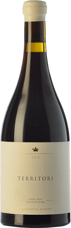 22,95 € Free Shipping | Red wine Josep Grau Territori Aged D.O. Montsant Catalonia Spain Grenache, Samsó Organic Bottle 75 cl