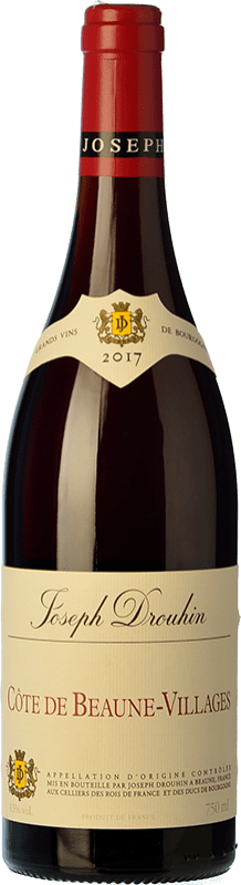 57,95 € 免费送货 | 红酒 Joseph Drouhin Côte de Beaune-Villages 岁 A.O.C. Côte de Beaune 勃艮第 法国 Pinot Black 瓶子 75 cl