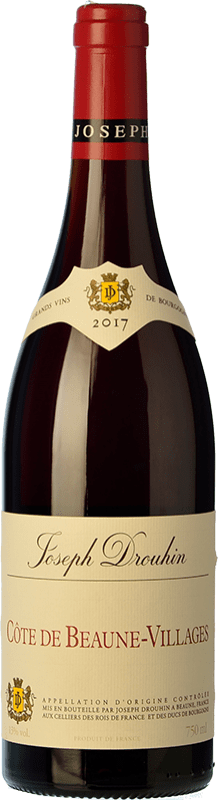 59,95 € Envío gratis | Vino tinto Joseph Drouhin Côte de Beaune-Villages Crianza A.O.C. Côte de Beaune Borgoña Francia Pinot Negro Botella 75 cl