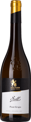 21,95 € Envio grátis | Vinho branco Kaltern Soll D.O.C. Alto Adige Trentino-Alto Adige Itália Pinot Cinza Garrafa 75 cl