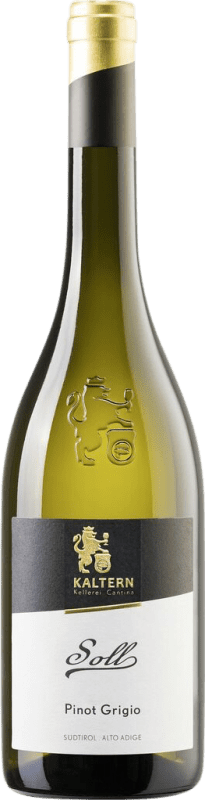 24,95 € 免费送货 | 白酒 Kaltern Soll D.O.C. Alto Adige 特伦蒂诺 - 上阿迪杰 意大利 Pinot Grey 瓶子 75 cl