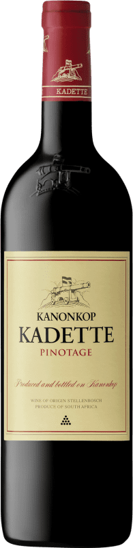 17,95 € Бесплатная доставка | Красное вино Kanonkop Kadette старения I.G. Stellenbosch Стелленбош Южная Африка Pinotage бутылка 75 cl