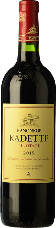 17,95 € Kostenloser Versand | Rotwein Kanonkop Kadette Alterung I.G. Stellenbosch Stellenbosch Südafrika Pinotage Flasche 75 cl