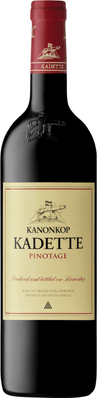 19,95 € Envío gratis | Vino Tinto Kanonkop Kadette Crianza I.G. Stellenbosch Stellenbosch Sudáfrica Pinotage 75 cl