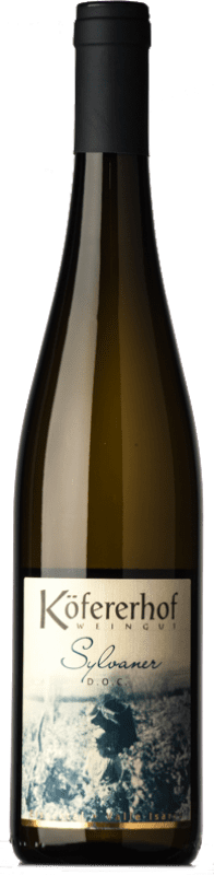 18,95 € Spedizione Gratuita | Vino bianco Köfererhof D.O.C. Alto Adige Trentino-Alto Adige Italia Sylvaner Bottiglia 75 cl