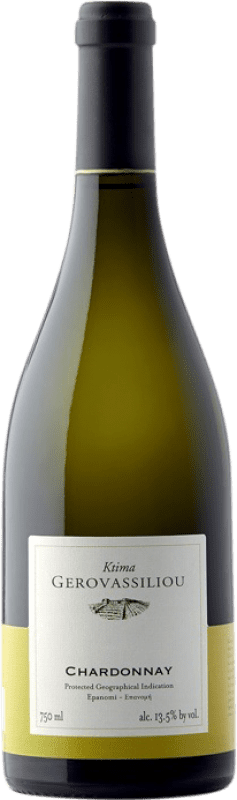 28,95 € Envio grátis | Vinho branco Ktima Gerovassiliou Crianza Grécia Chardonnay Garrafa 75 cl