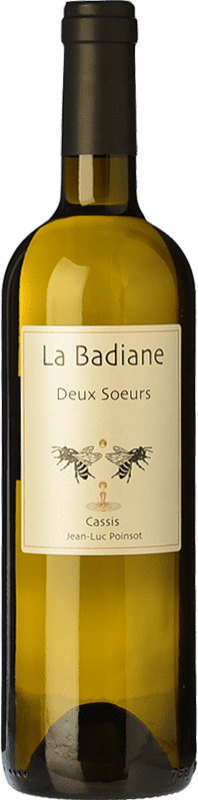 24,95 € Бесплатная доставка | Белое вино La Badiane Deux Soeurs Прованс Франция Marsanne, Clairette Blanche бутылка 75 cl
