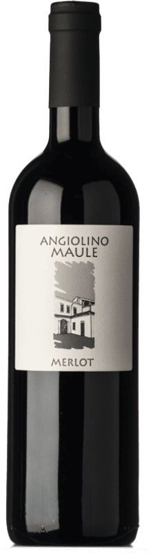 38,95 € Kostenloser Versand | Rotwein Angiolino Maule I.G.T. Veneto Venetien Italien Merlot Flasche 75 cl