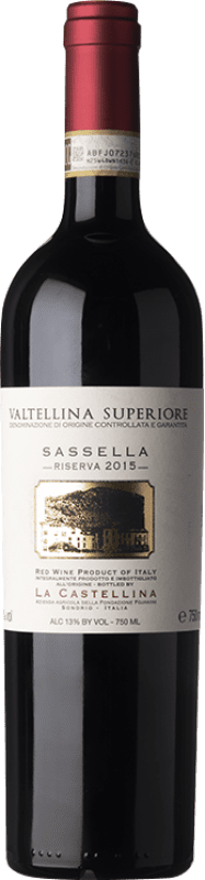 26,95 € Free Shipping | Red wine La Castellina Sassella Le Barbarine D.O.C.G. Valtellina Superiore Lombardia Italy Nebbiolo Bottle 75 cl