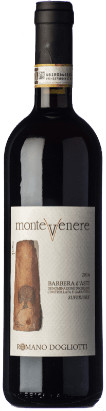 14,95 € 免费送货 | 红酒 La Caudrina Montevenere Superiore D.O.C. Barbera d'Asti 皮埃蒙特 意大利 Barbera 瓶子 75 cl
