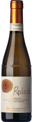 19,95 € Envio grátis | Vinho doce La Caudrina Passito Redento D.O.C. Piedmont Piemonte Itália Mascate Branco Garrafa Medium 50 cl