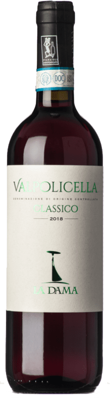 16,95 € Envoi gratuit | Vin Rouge La Dama Classique D.O.C. Valpolicella Vénétie Italie Corvina, Rondinella, Corvinone, Molinara Bouteille 75 cl