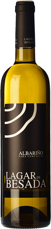 10,95 € Envío gratis | Vino blanco Lagar de Besada D.O. Rías Baixas Galicia España Albariño Botella 75 cl