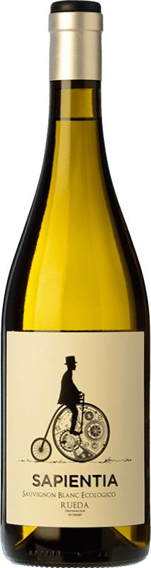 10,95 € Envio grátis | Vinho branco Lagar de Moha Sapientia D.O. Rueda Castela e Leão Espanha Sauvignon Branca Garrafa 75 cl