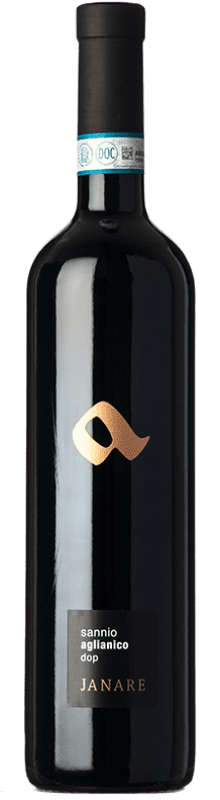 9,95 € Spedizione Gratuita | Vino Rosso La Guardiense Janare D.O.C. Sannio Campania Italia Aglianico 75 cl