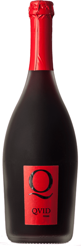 11,95 € Envío gratis | Espumoso Tinto La Guardiense Rosso Frizzante Quid Frizzante Espumoso de Aguja I.G.T. Beneventano Campania Italia Bacca Roja Botella 75 cl