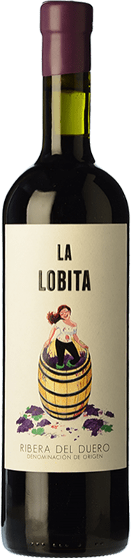24,95 € 送料無料 | 赤ワイン La Loba Wines La Lobita Tinto 若い D.O. Ribera del Duero カスティーリャ・イ・レオン スペイン Tempranillo, Albillo ボトル 75 cl