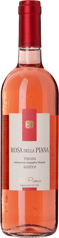 19,95 € Free Shipping | Rosé wine La Piana Rosa della Piana di Capraia Young I.G.T. Toscana Tuscany Italy Aleático Bottle 75 cl