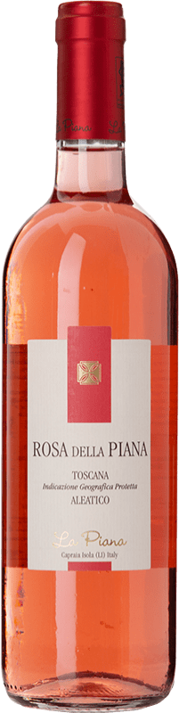 19,95 € Free Shipping | Rosé Wine La Piana Rosa della Piana di Capraia Young I.G.T. Toscana Tuscany Italy Aleático Eco — Organic Bottle 75 cl