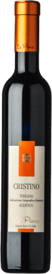 31,95 € Бесплатная доставка | Сладкое вино La Piana Passito Cristino di Capraia I.G.T. Toscana Тоскана Италия Aleático Половина бутылки 37 cl