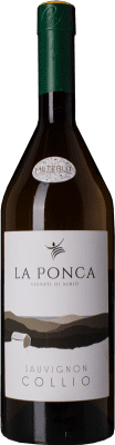 16,95 € Spedizione Gratuita | Vino bianco La Ponca D.O.C. Collio Goriziano-Collio Friuli-Venezia Giulia Italia Sauvignon Bottiglia 75 cl