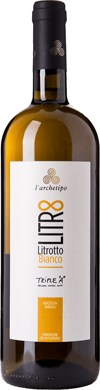 12,95 € Envoi gratuit | Vin blanc L'Archetipo Litrotto Bianco I.G.T. Puglia Pouilles Italie Fiano, Verdeca, Falanghina Bouteille 1 L