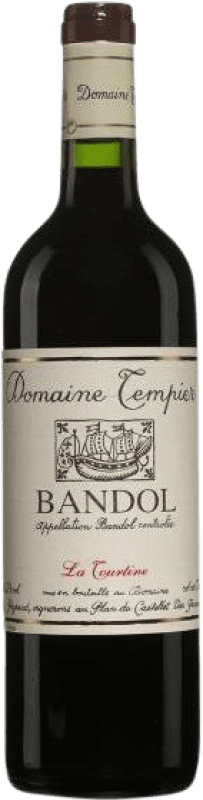 72,95 € Envío gratis | Vino tinto Domaine Tempier La Tourtine A.O.C. Bandol Provence Francia Garnacha Tintorera, Mourvèdre, Cinsault Botella 75 cl