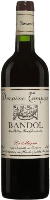 72,95 € Бесплатная доставка | Красное вино Domaine Tempier La Migoua A.O.C. Bandol Прованс Франция Syrah, Grenache Tintorera, Mourvèdre, Cinsault бутылка 75 cl