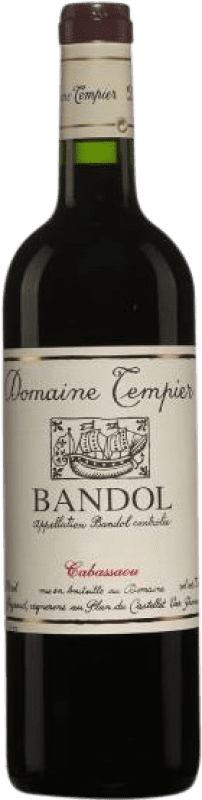 117,95 € Free Shipping | Red wine Tempier Cabassaou A.O.C. Bandol Provence France Syrah, Mourvèdre Bottle 75 cl