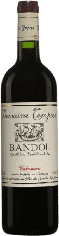 112,95 € Kostenloser Versand | Rotwein Tempier Cabassaou A.O.C. Bandol Provence Frankreich Syrah, Mourvèdre Flasche 75 cl