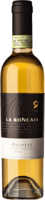 21,95 € Бесплатная доставка | Сладкое вино La Roncaia D.O.C.G. Colli Orientali del Friuli Picolit Фриули-Венеция-Джулия Италия Picolit Половина бутылки 37 cl