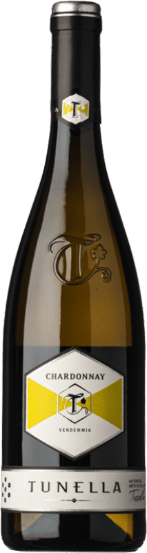 19,95 € Envio grátis | Vinho branco La Tunella D.O.C. Colli Orientali del Friuli Friuli-Venezia Giulia Itália Chardonnay Garrafa 75 cl