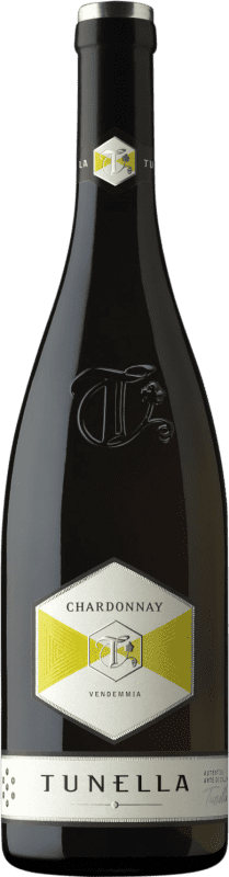 19,95 € Spedizione Gratuita | Vino bianco La Tunella D.O.C. Colli Orientali del Friuli Friuli-Venezia Giulia Italia Chardonnay Bottiglia 75 cl