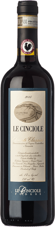 23,95 € Free Shipping | Red wine Le Cinciole D.O.C.G. Chianti Classico Tuscany Italy Sangiovese Bottle 75 cl