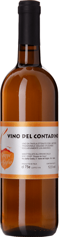 25,95 € Spedizione Gratuita | Vino bianco Le Greppe Vino del Contadino I.G.T. Toscana Toscana Italia Ansonica Bottiglia 75 cl