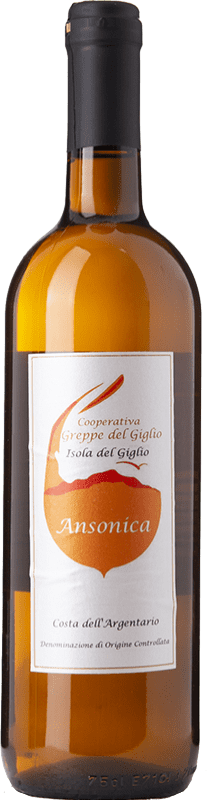 29,95 € Бесплатная доставка | Белое вино Le Greppe Isola del Giglio I.G.T. Toscana Тоскана Италия Ansonica бутылка 75 cl