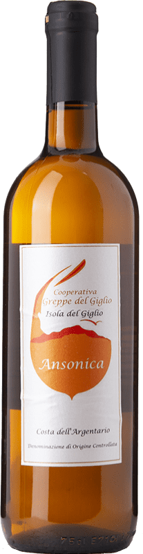 31,95 € Envío gratis | Vino Blanco Le Greppe Isola del Giglio I.G.T. Toscana Toscana Italia Ansonica 75 cl