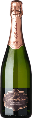 28,95 € Envio grátis | Espumante rosé Le Marchesine Rosé Brut D.O.C.G. Franciacorta Lombardia Itália Pinot Preto, Chardonnay Garrafa 75 cl