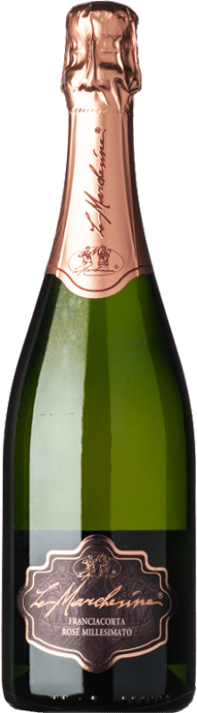 29,95 € Envoi gratuit | Vin Mousseux Rosé Le Marchesine Brut Rosé D.O.C.G. Franciacorta Lombardia Italie Pinot Noir, Chardonnay Bouteille 75 cl