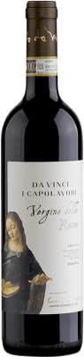 16,95 € 免费送货 | 红酒 Leonardo da Vinci Vergine delle Rocce D.O.C.G. Chianti 托斯卡纳 意大利 Merlot, Sangiovese, Bacca Red 瓶子 75 cl