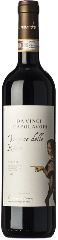 16,95 € Envoi gratuit | Vin rouge Leonardo da Vinci Vergine delle Rocce D.O.C.G. Chianti Toscane Italie Merlot, Sangiovese, Bacca Rouge Bouteille 75 cl