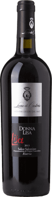 18,95 € Бесплатная доставка | Красное вино Leone De Castris Donna Lisa D.O.C. Salice Salentino Апулия Италия Malvasia — Мальвасия, Negroamaro — Негроамаро 75 cl