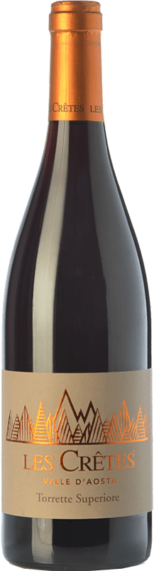 19,95 € Envío gratis | Vino Tinto Les Cretes Torrette Supérieur — Superior D.O.C. Valle d'Aosta Valle d'Aosta Italia Cornalin, Fumin, Petit Rouge Botella 75 cl