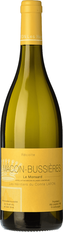 25,95 € Envio grátis | Vinho branco Les Héritiers du Comte Lafon Mâcon-Bussières Crianza A.O.C. Mâcon Borgonha França Chardonnay Garrafa 75 cl
