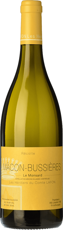 26,95 € Spedizione Gratuita | Vino bianco Les Héritiers du Comte Lafon Mâcon-Bussières Crianza A.O.C. Mâcon Borgogna Francia Chardonnay Bottiglia 75 cl