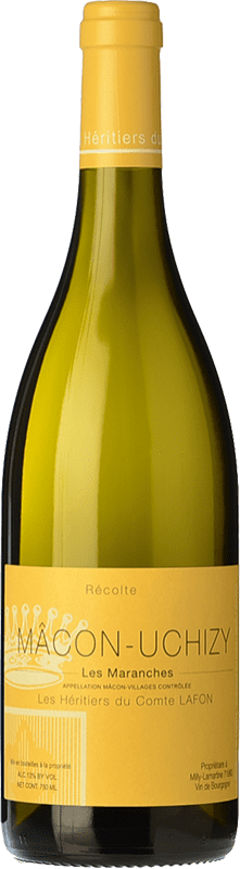 23,95 € Бесплатная доставка | Белое вино Les Héritiers du Comte Lafon Les Maranches старения A.O.C. Mâcon Бургундия Франция Chardonnay бутылка 75 cl