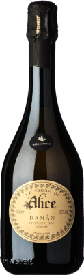 17,95 € Envoi gratuit | Vin Mousseux Blanc Le Vigne di Alice Damàn Extra Dry — Extra-Sec D.O.C. Prosecco Vénétie Italie Glera, Bianchetta, Verdiso 75 cl