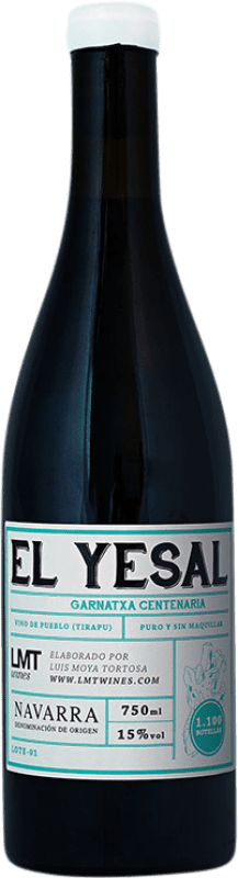 34,95 € Envío gratis | Vino tinto LMT Luis Moya El Yesal Roble D.O. Navarra Navarra España Garnacha Botella 75 cl