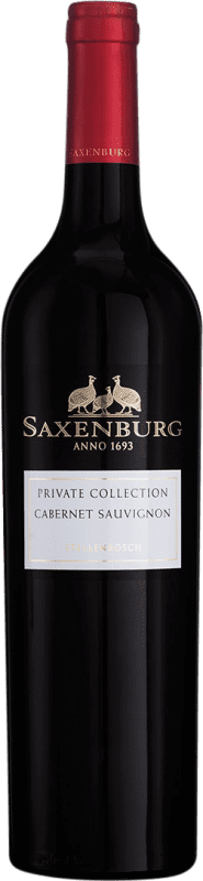 27,95 € Free Shipping | Red wine Saxenburg Private Collection I.G. Stellenbosch Coastal Region South Africa Cabernet Sauvignon Bottle 75 cl